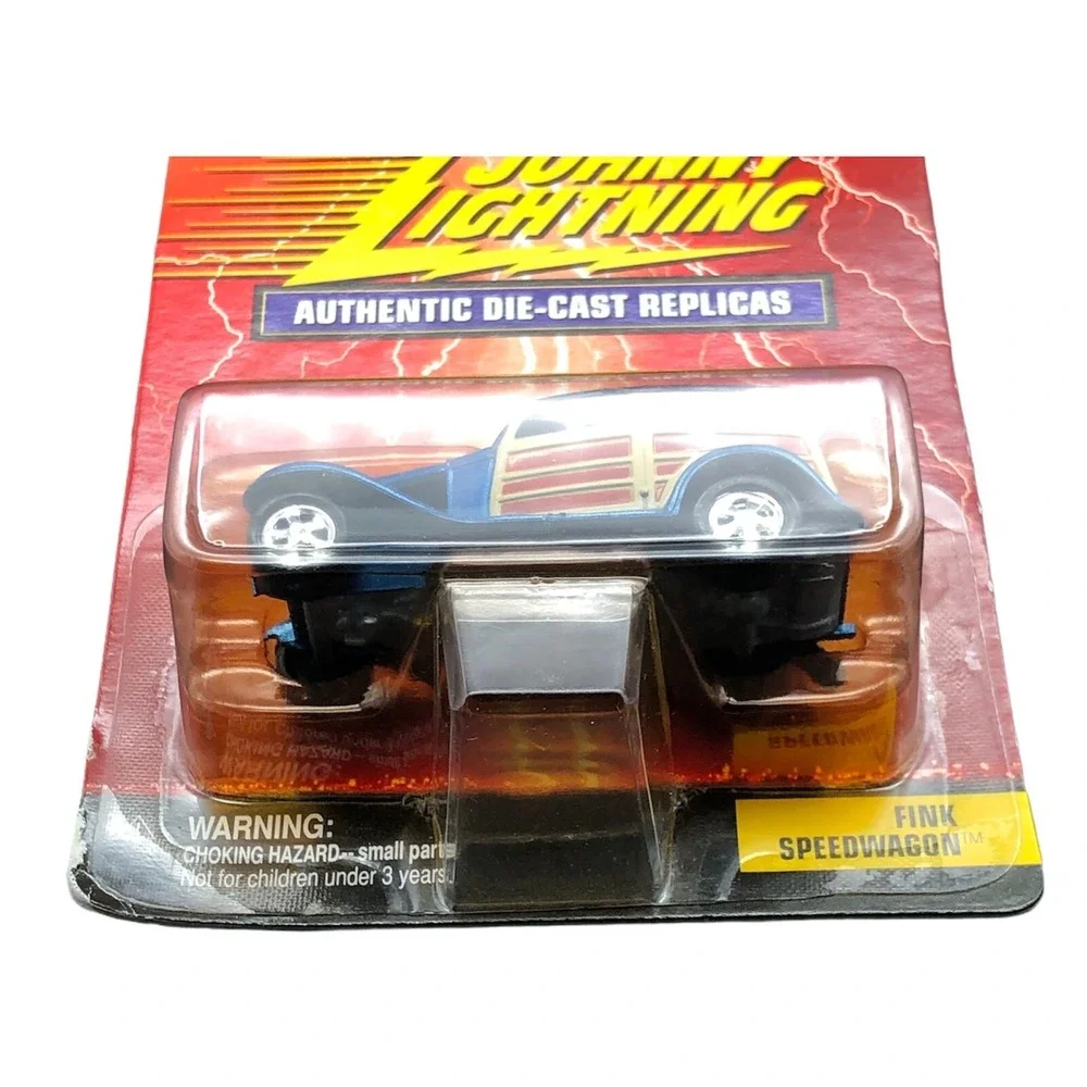 Johnny Lightning Dan Fink Custom 1999 '99 Speedwagon Car Blue Diecast 1/64 Scale